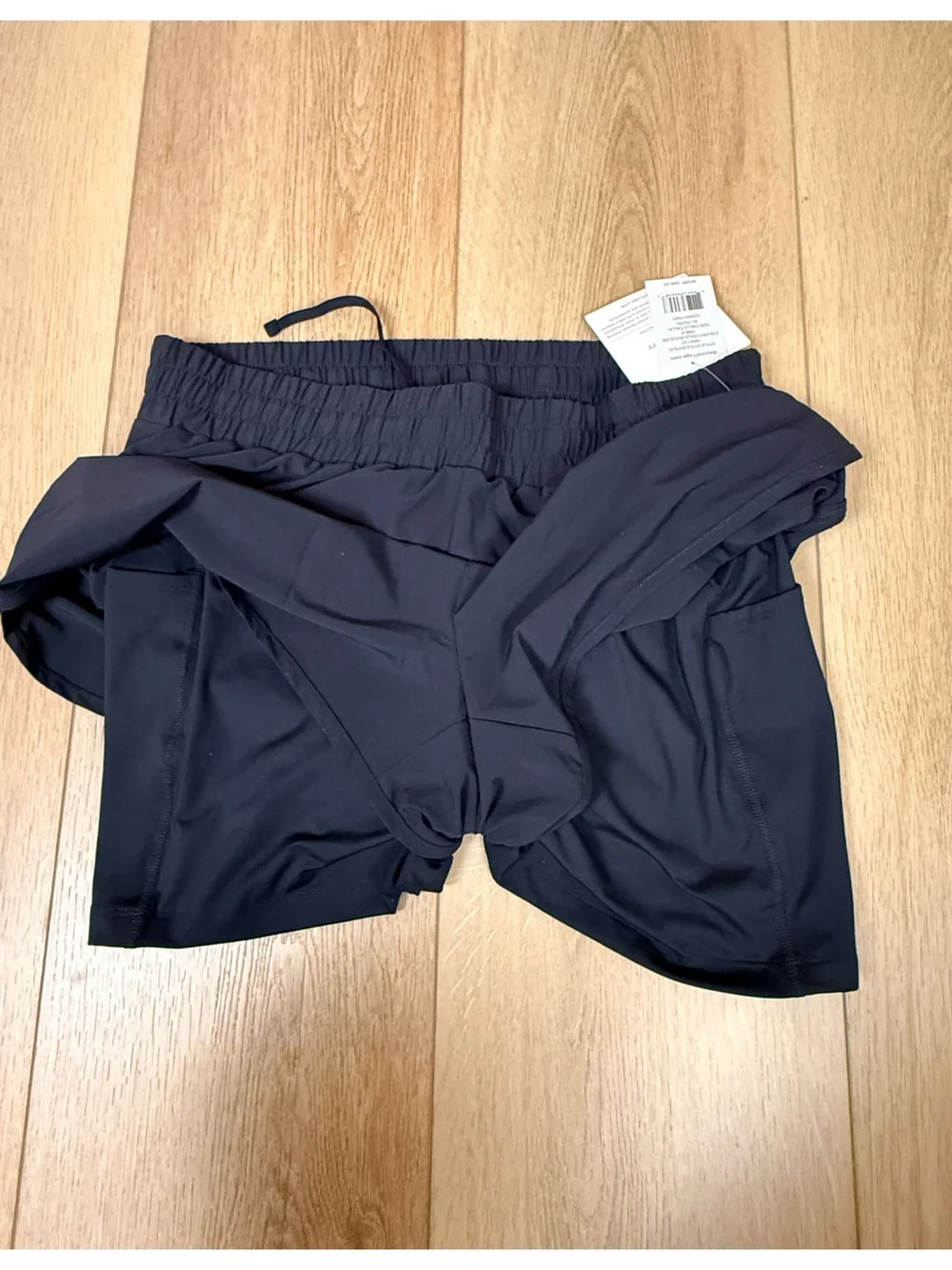 NWT Beyond Yoga In Stride Lined Shorts Black Size XL